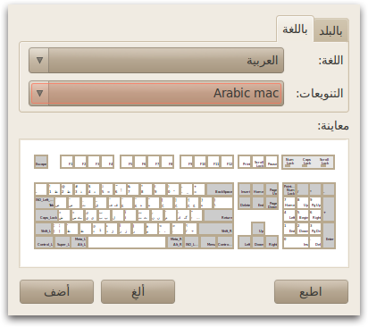 Keyboard layouts add